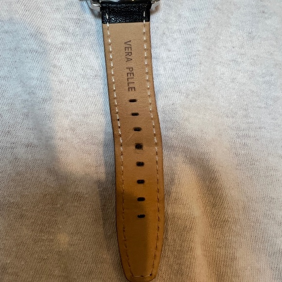 Haurex Talento Men’s Watch Model 1A367UNN with Vera  Pelle black leather band - Picture 13 of 15